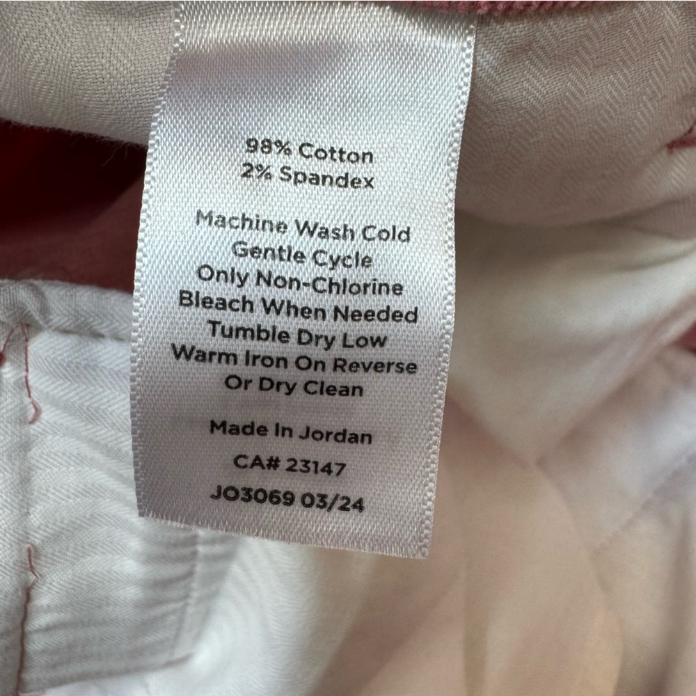 Talbots Stretch Corduroy High Rise Flare Leg Pants Size 10 - Picture 10 of 11